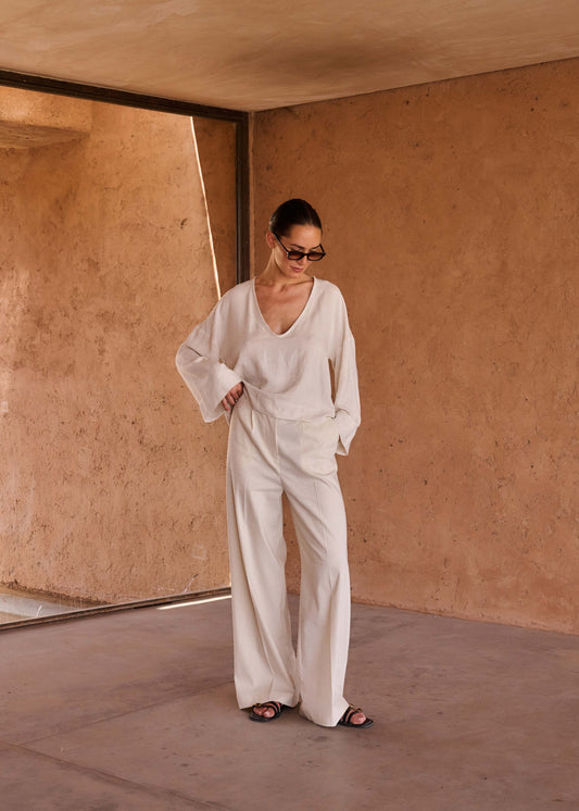 Bluse Cara'CL Natural Sand