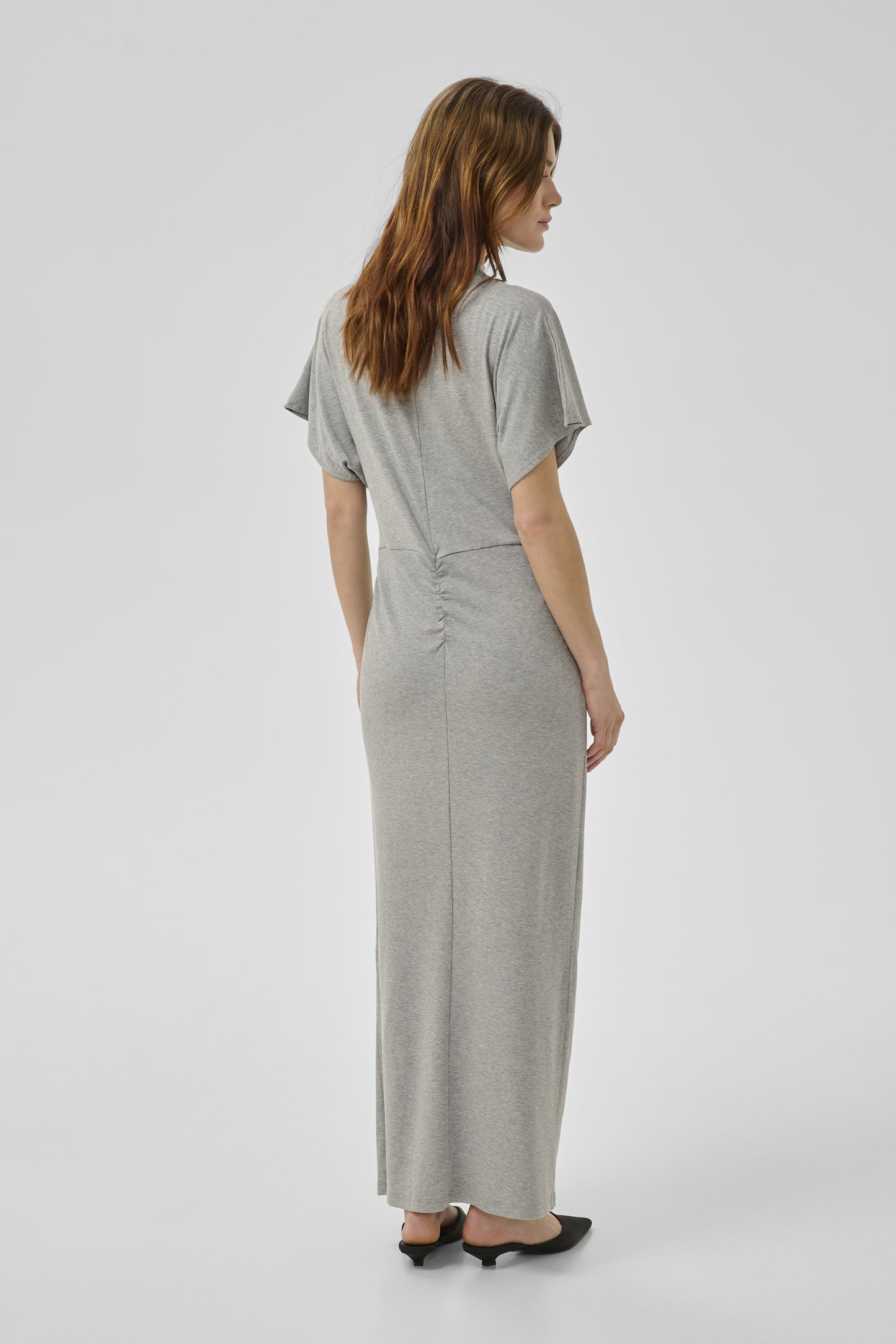 Midi Kleid RoccoMW Grey Melange