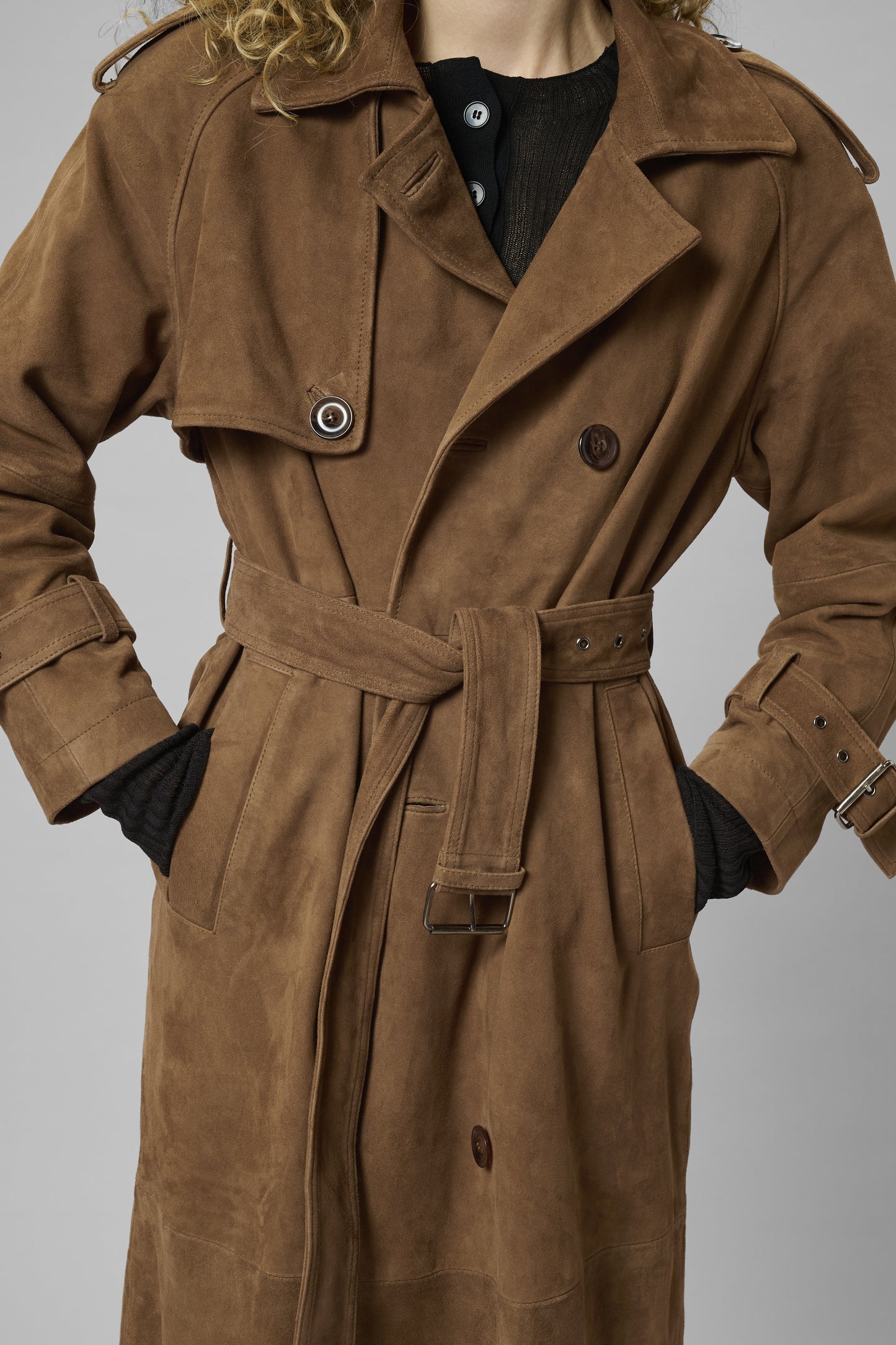 Suede Trenchcoat