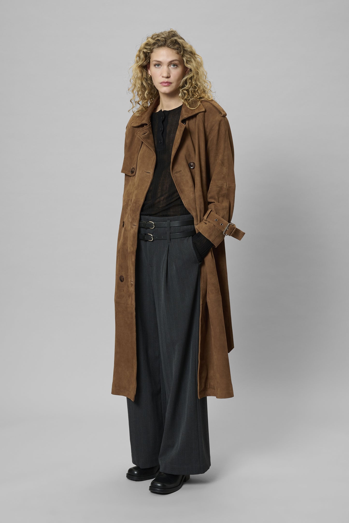 Suede Trenchcoat
