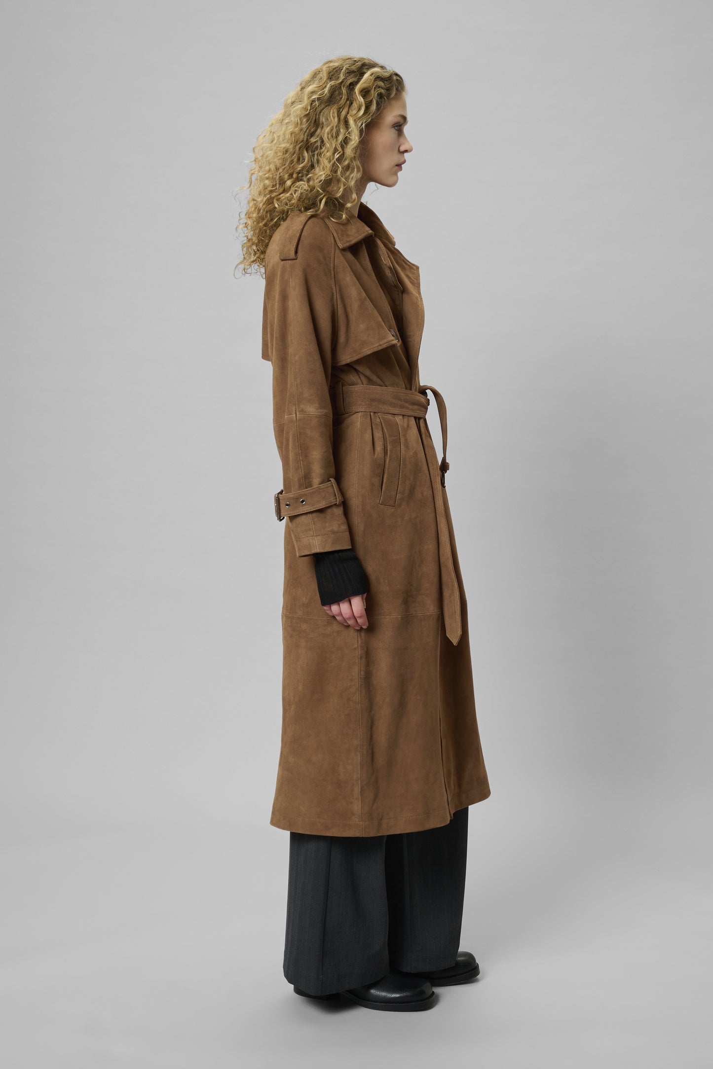 Suede Trenchcoat
