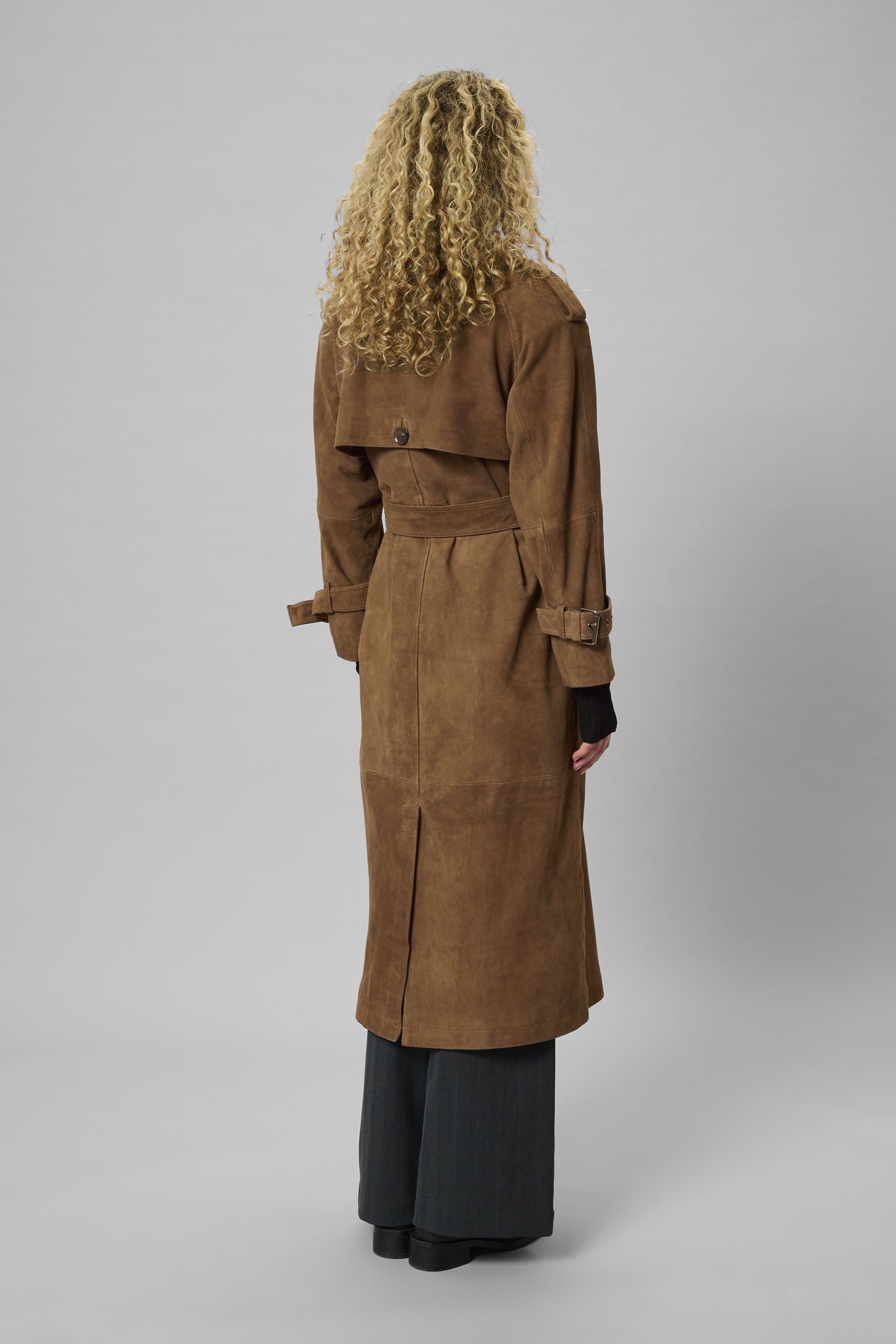 Suede Trenchcoat