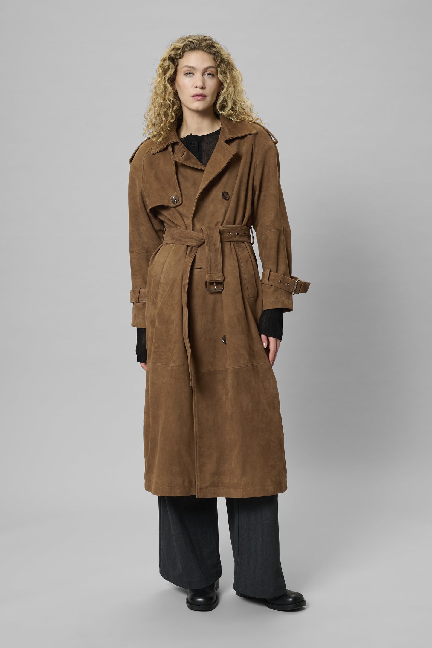Suede Trenchcoat