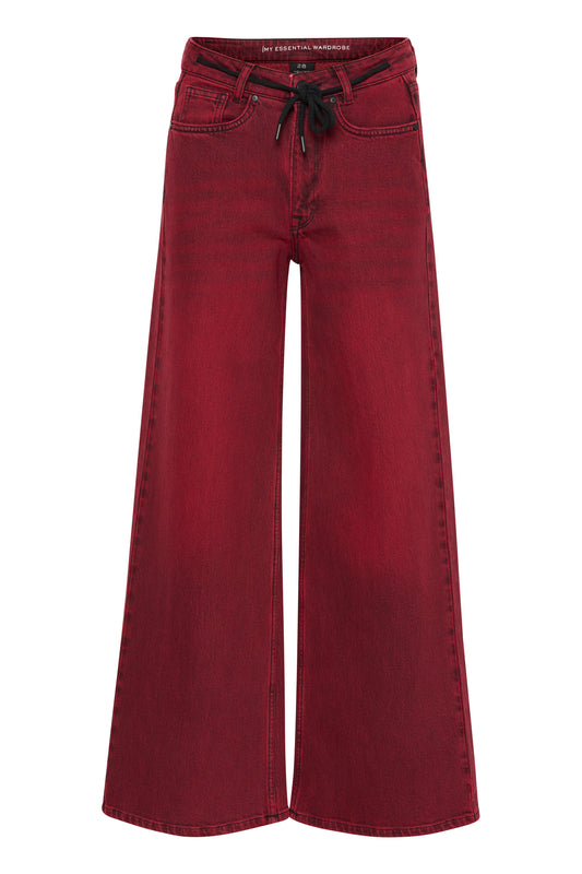 Wide Jeans DangoMW Burgundy