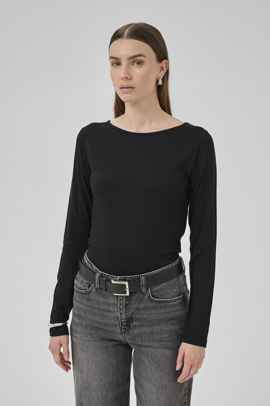 Boatneck Blouse VistaMW Black