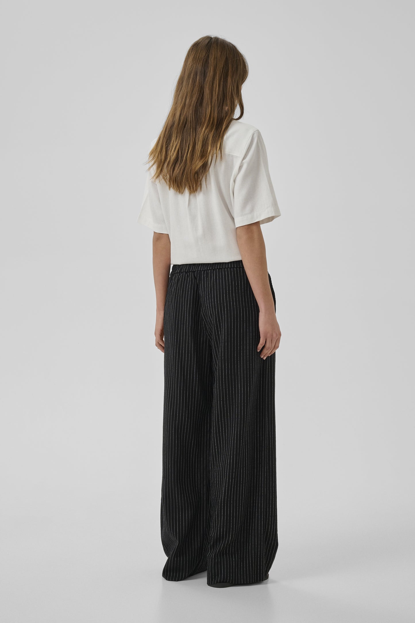 Pants JeannieMW Black With Oatmeal Stripe