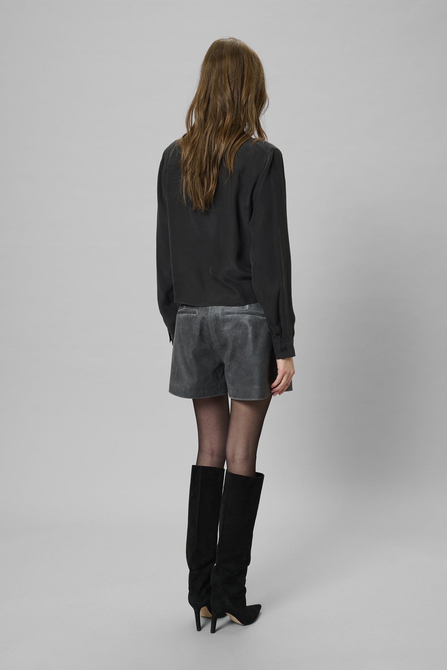 Short Shirt MWSilk Black