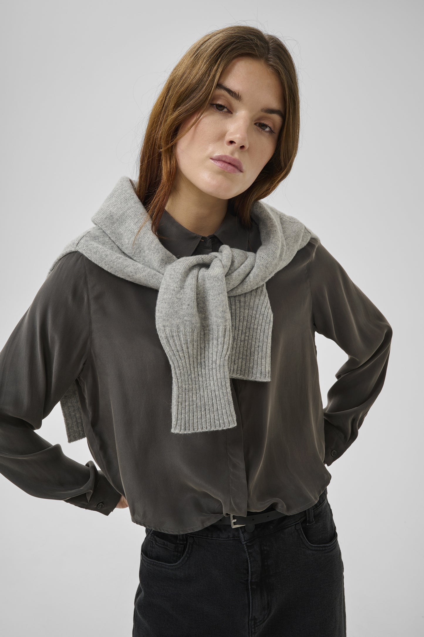 Short Shirt MWSilk Dark Shaddow