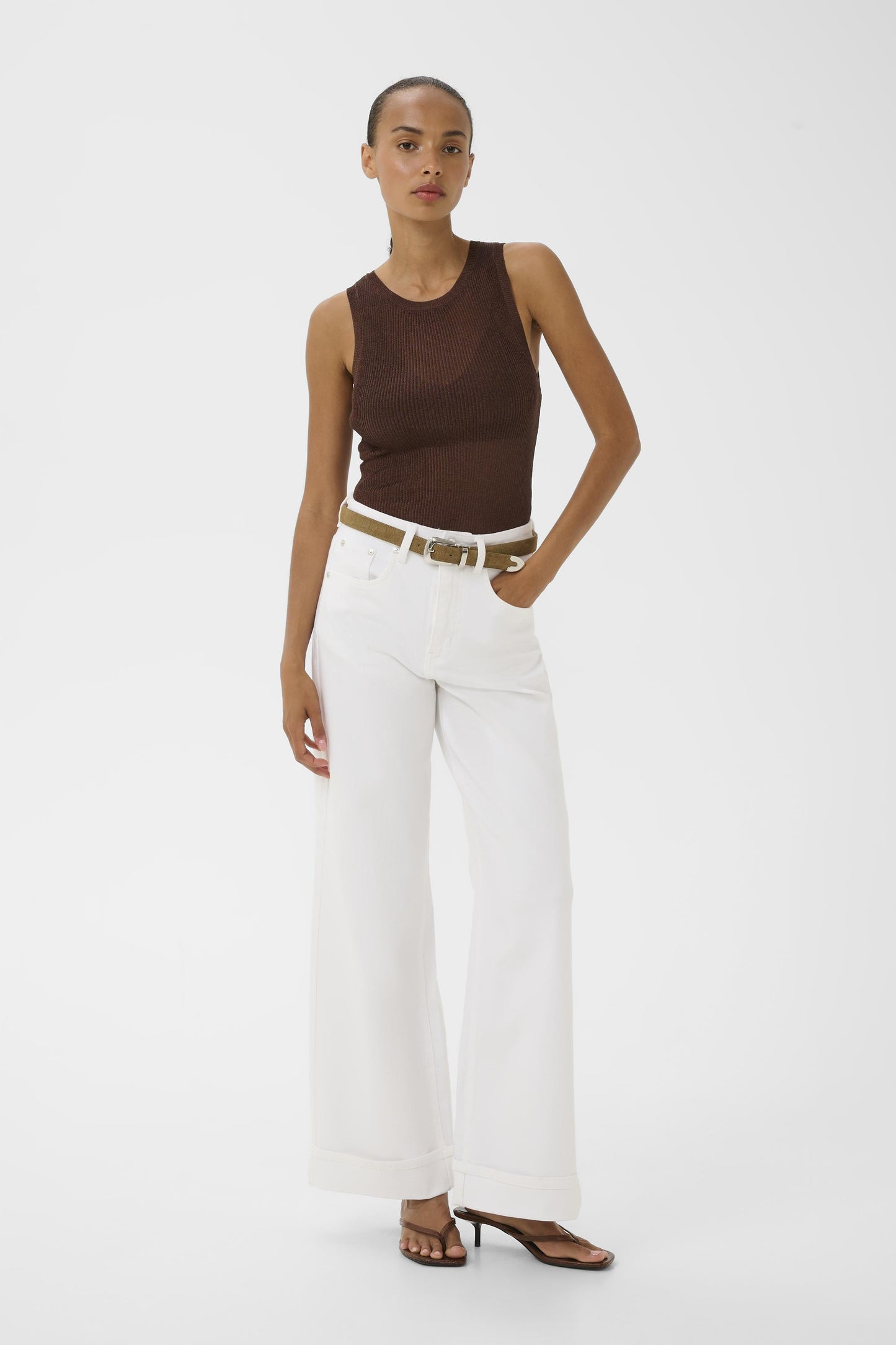 Tank Top SilviGZ Deep Brown Metallic