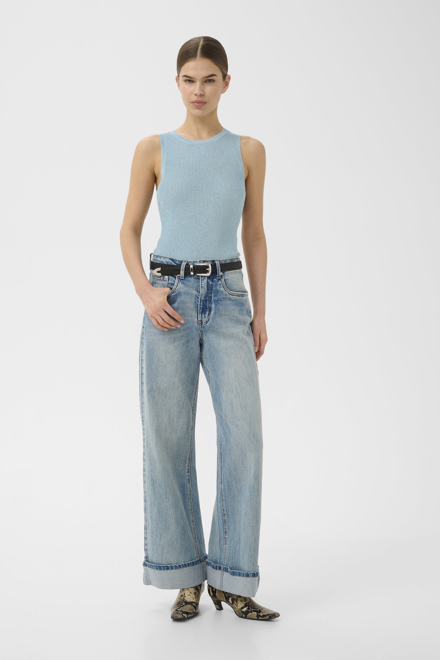 Tank Top SilviGZ Arctic Blue Metallic