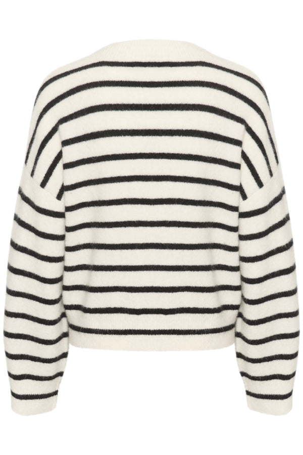 V-Neck Strickpulli AlphaGZ Striped
