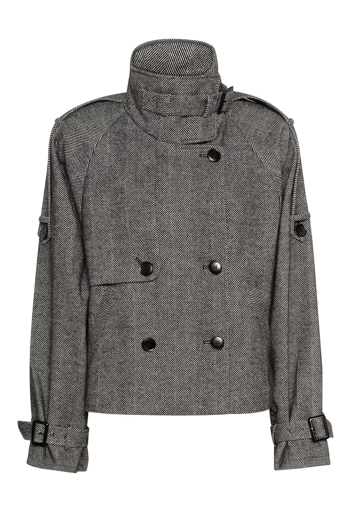 Kurze Jacke ZavicGZ Herringbone