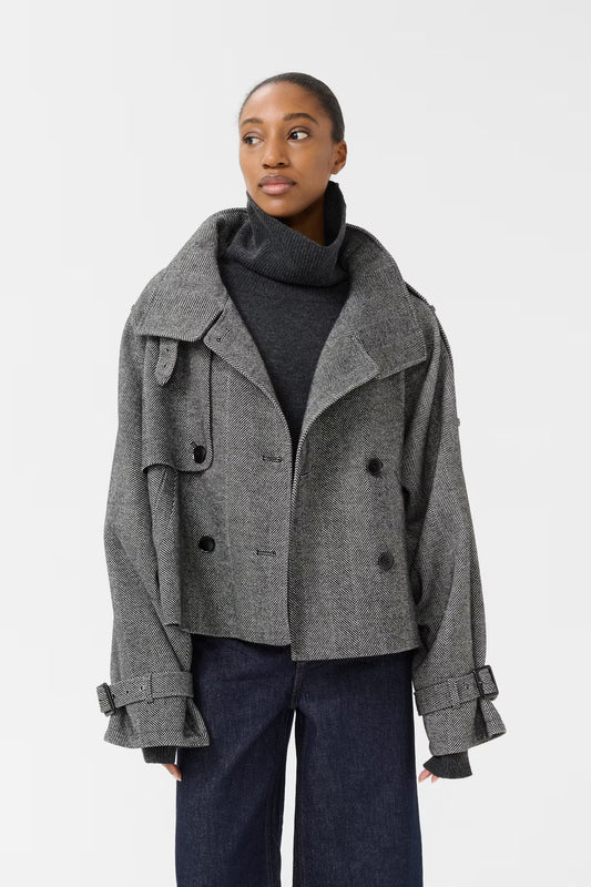 Kurze Jacke ZavicGZ Herringbone