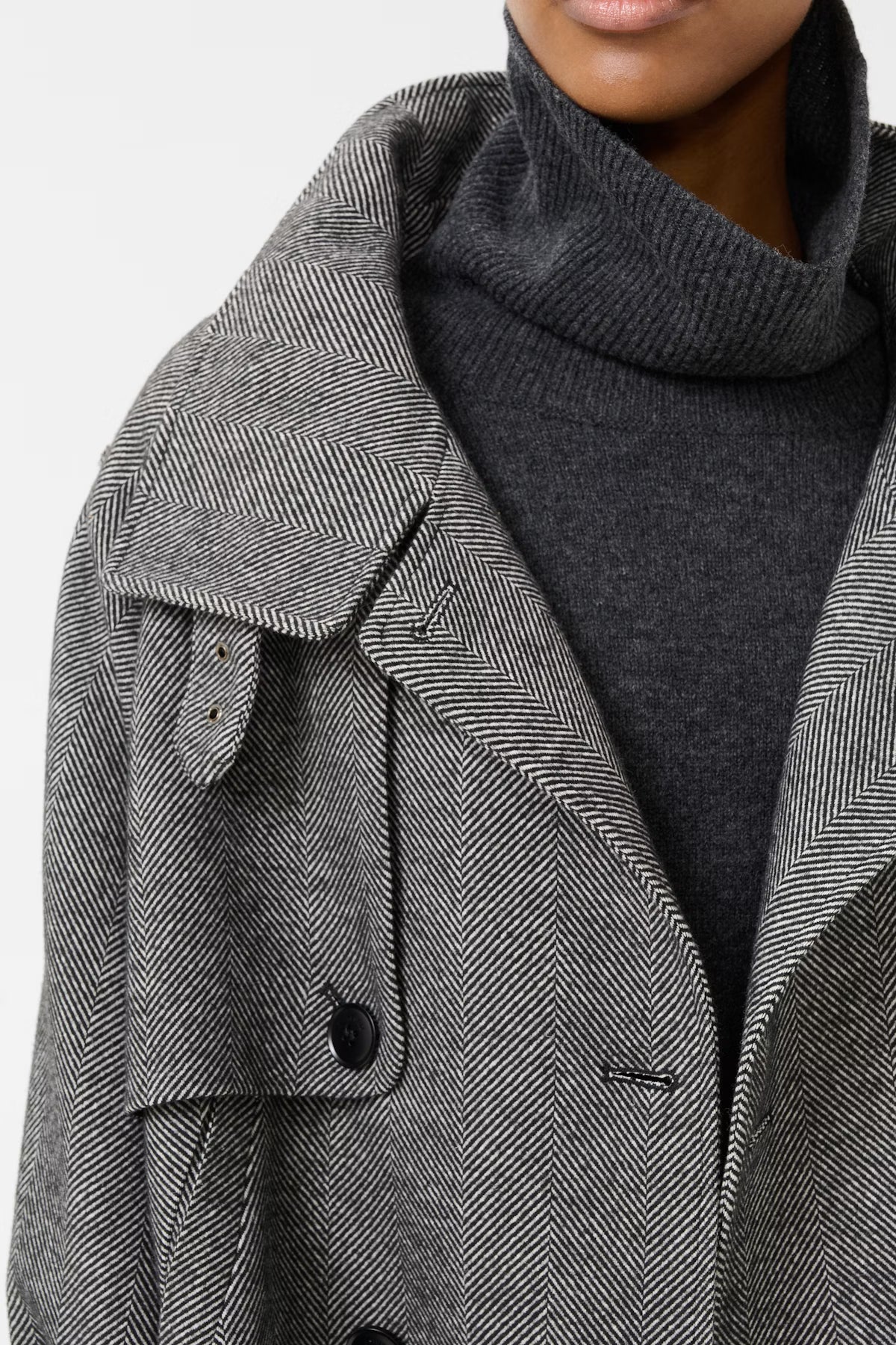 Kurze Jacke ZavicGZ Herringbone