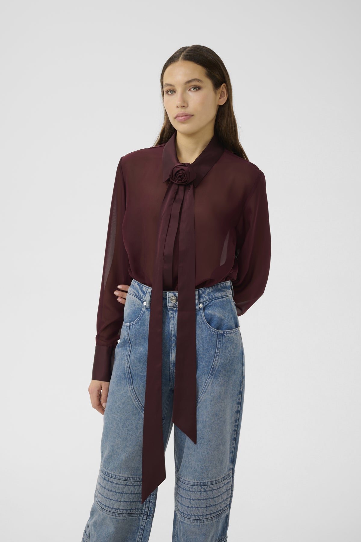 Transparente Bluse GZlynne Aronia