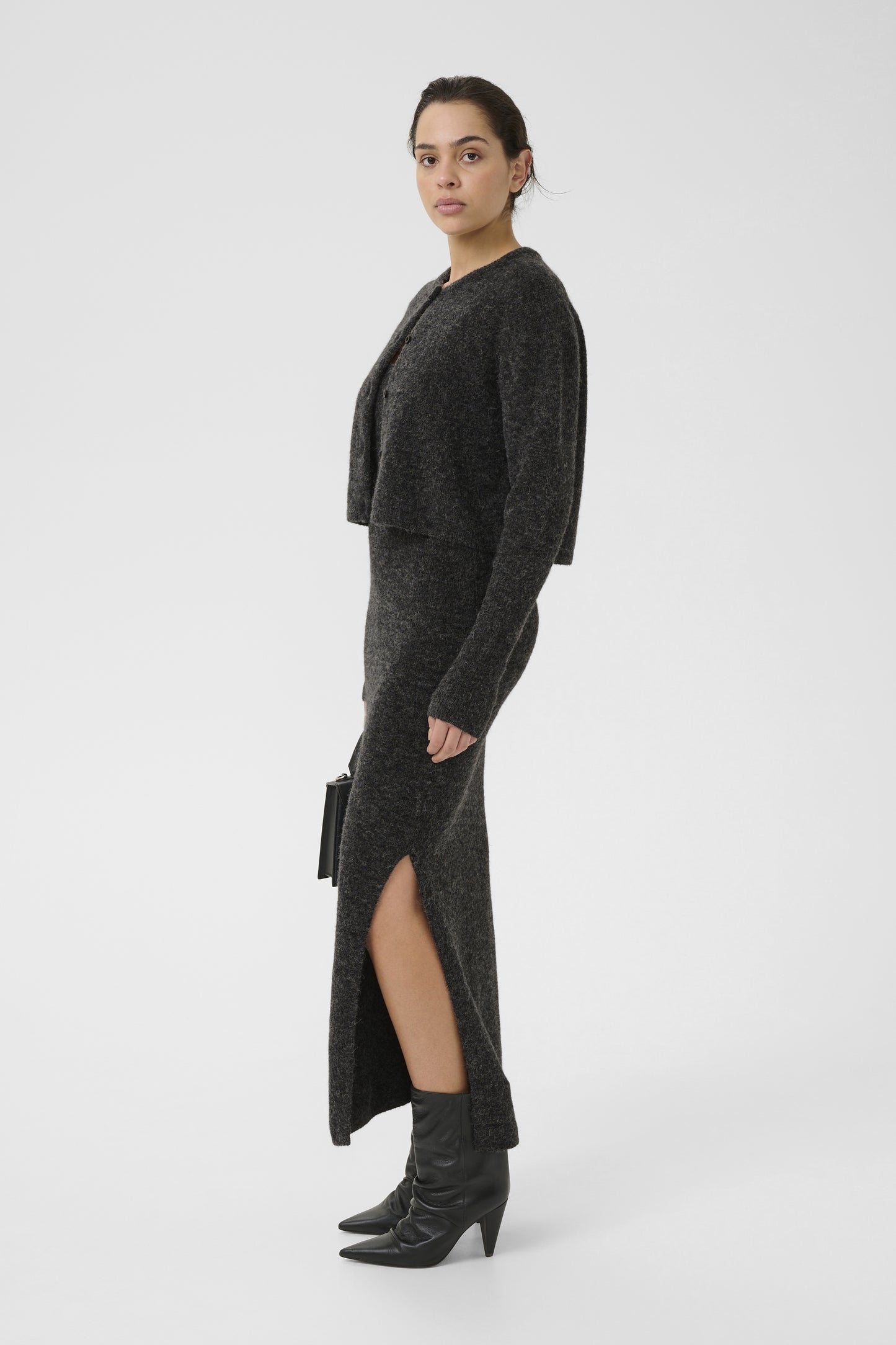 2 in 1 Dress Gzalpha Charcoal Melange