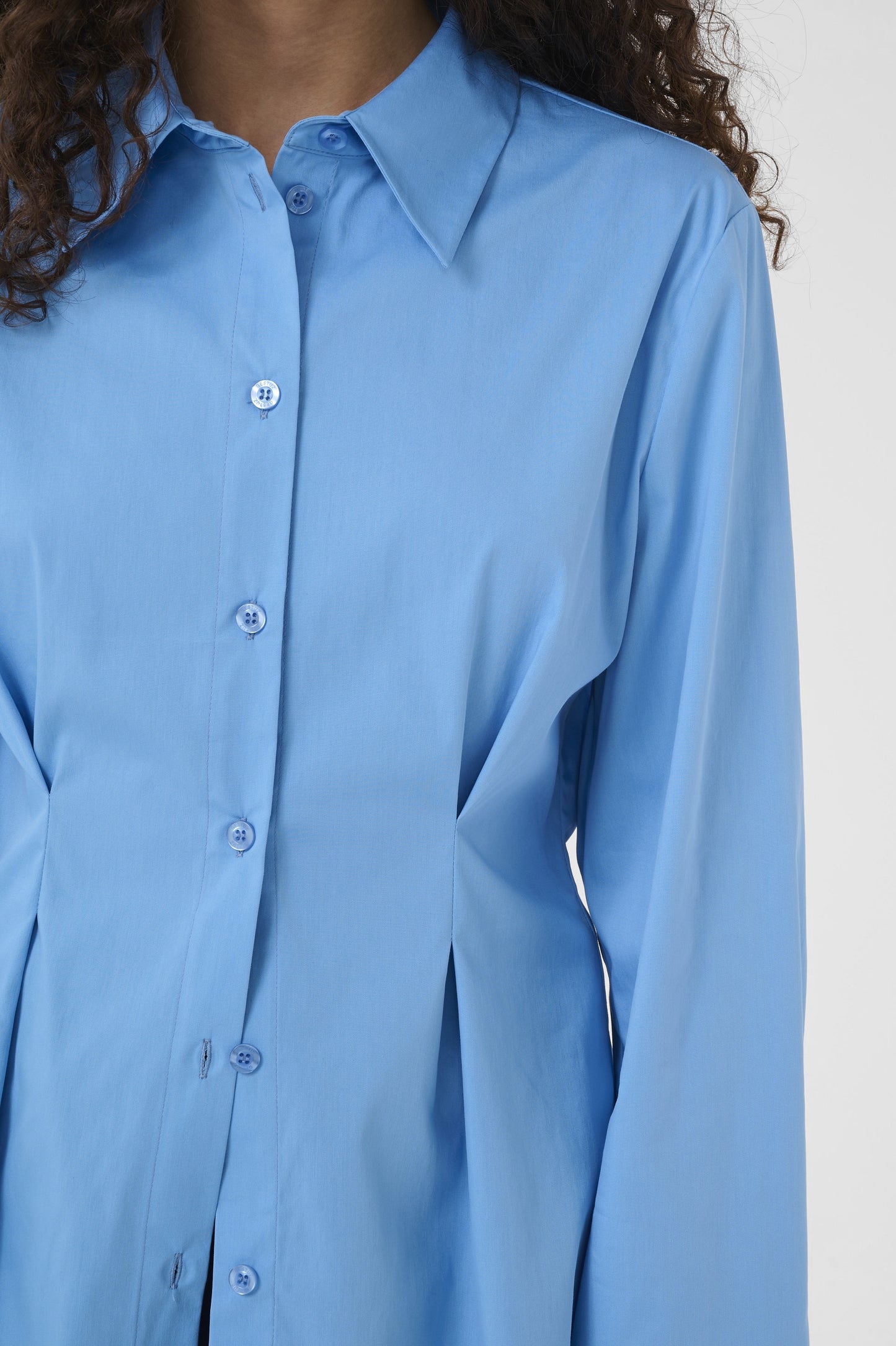 Hemdbluse Gzopy Azure Blue