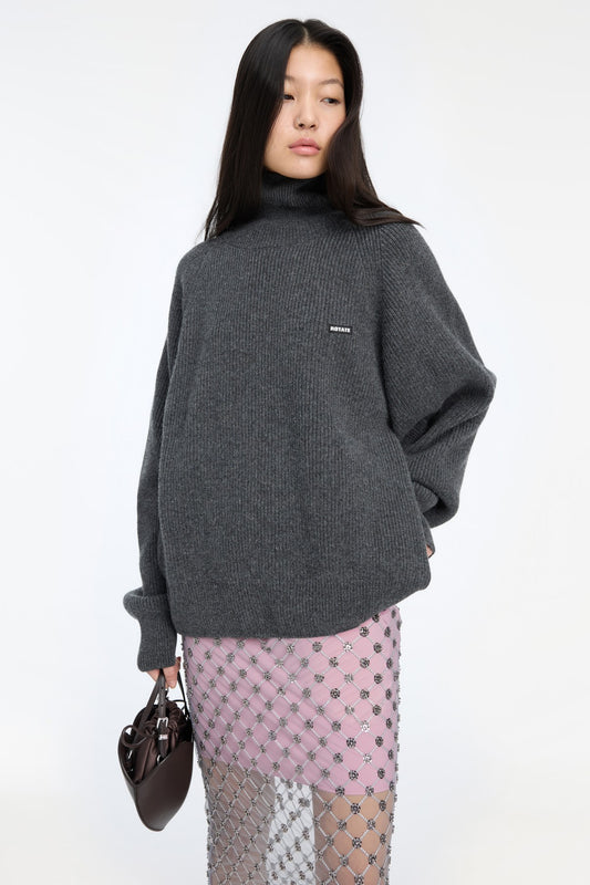 KNIT HIGHNECK JUMPER