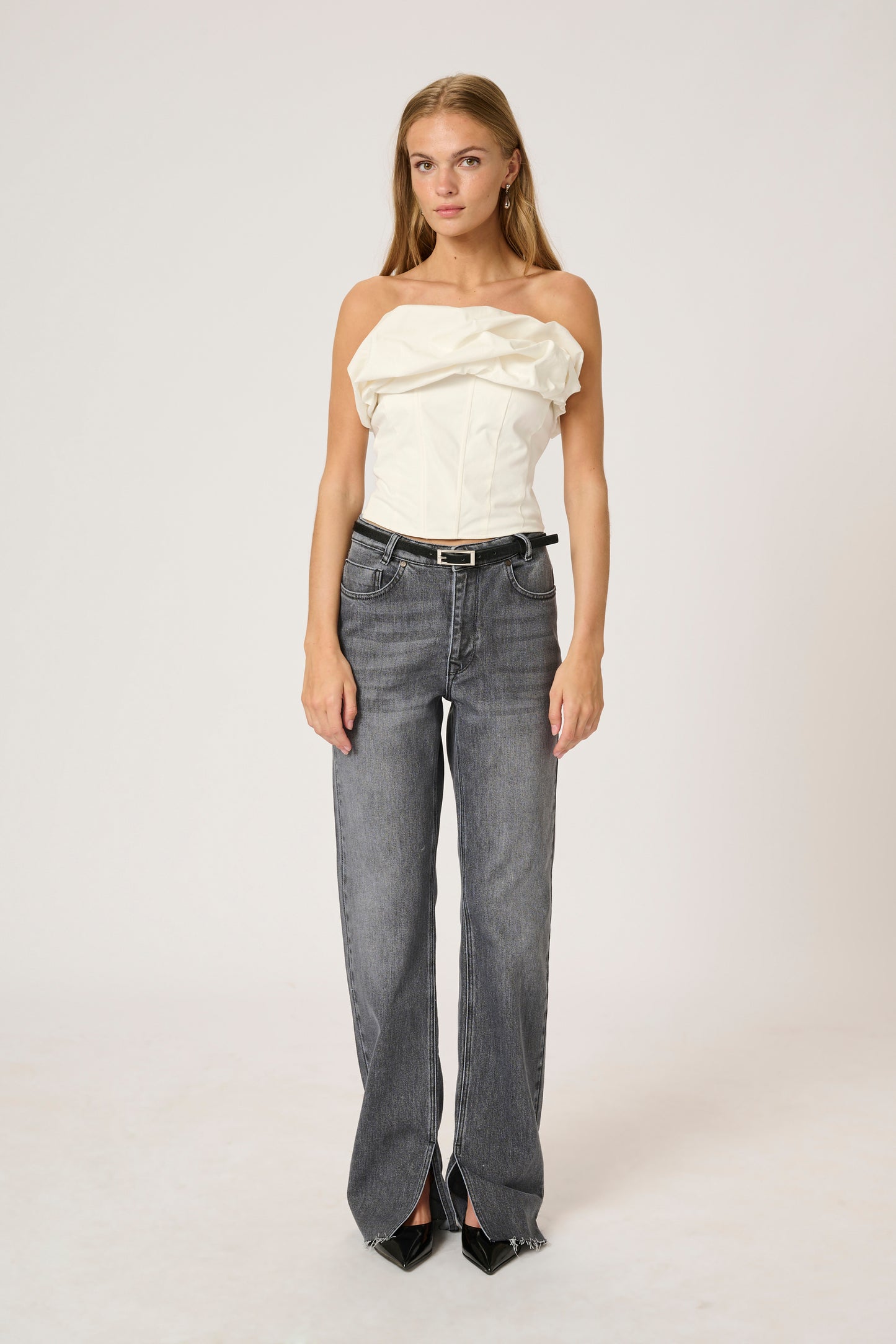 Jeans DaisyMW Slit Dark Grey