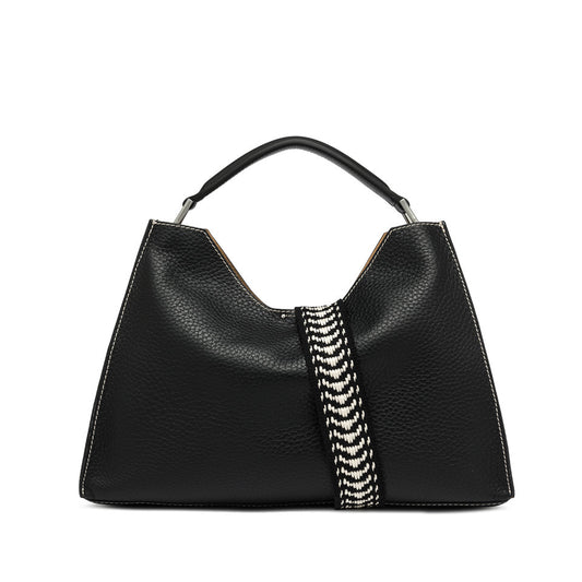 Handtasche Gianni Chiarini AuroraGC Maxi Grain Nero
