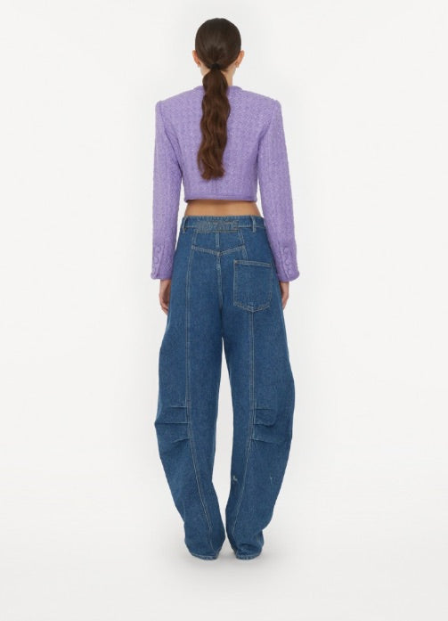 Twill Cargo Pants Denim