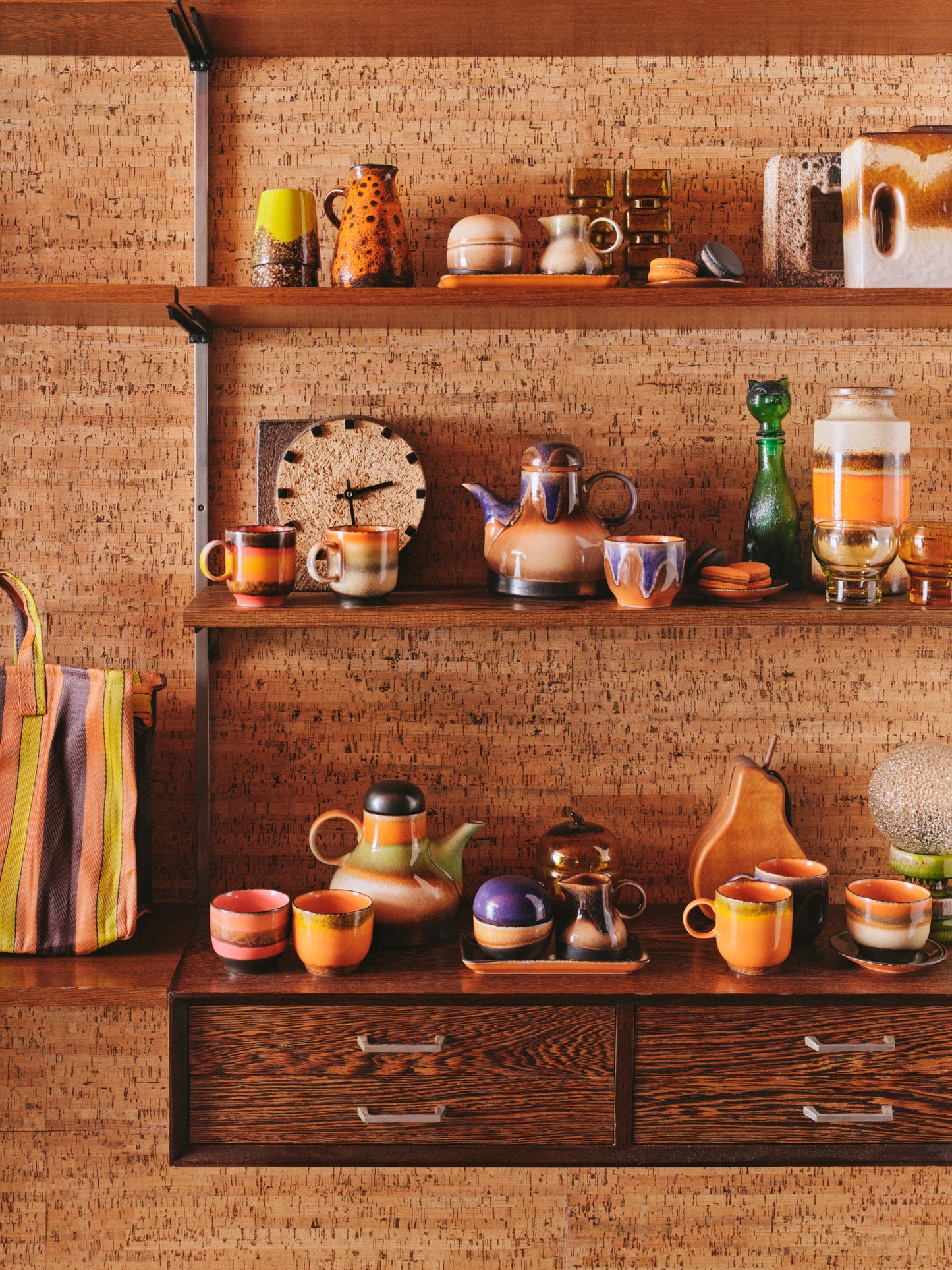 Sugar Pot 70s Ceramics 8AM