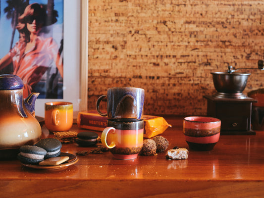 Cafe Mugs Brazil 4er Set