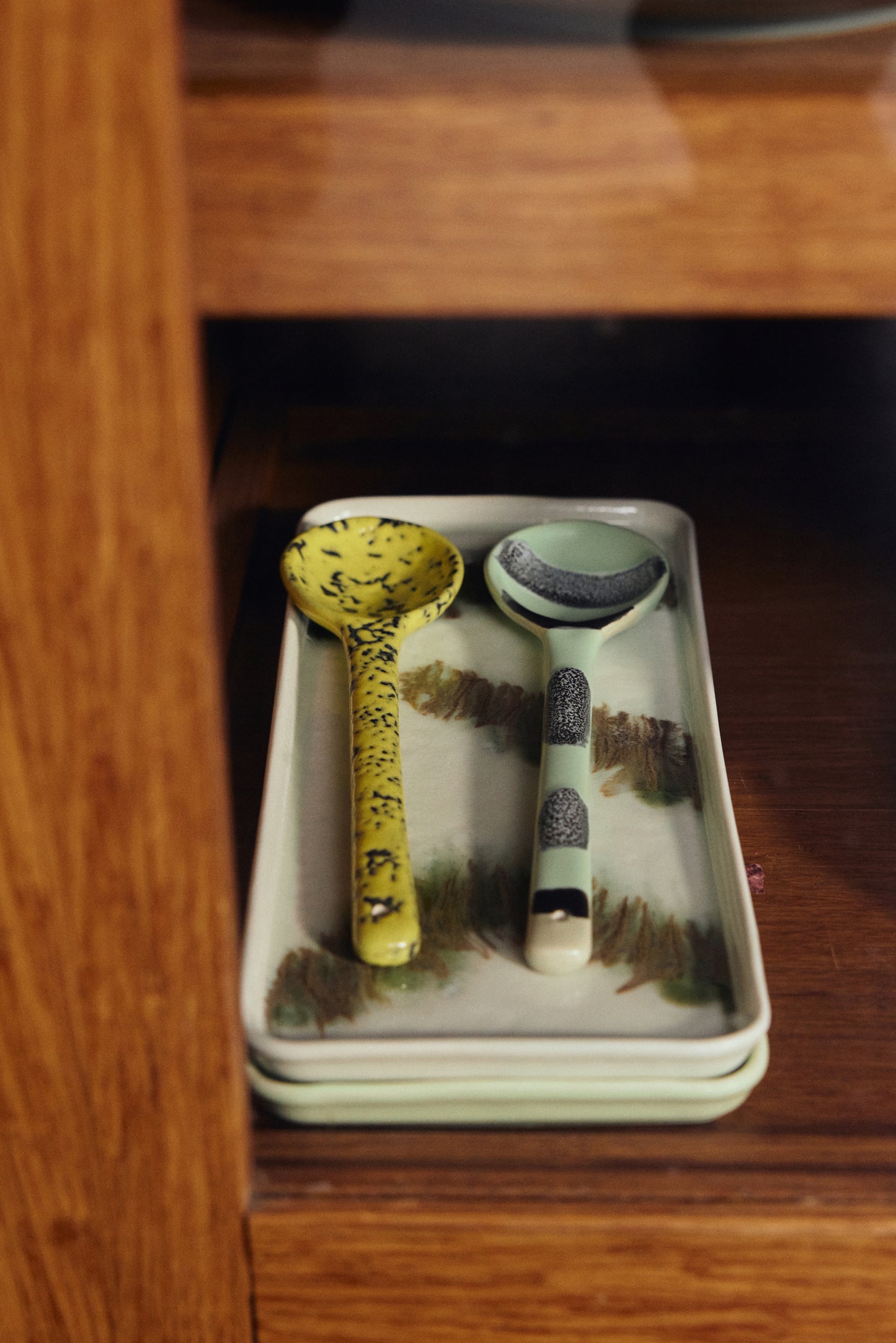 Cake Tray 70s Ceramics Tide