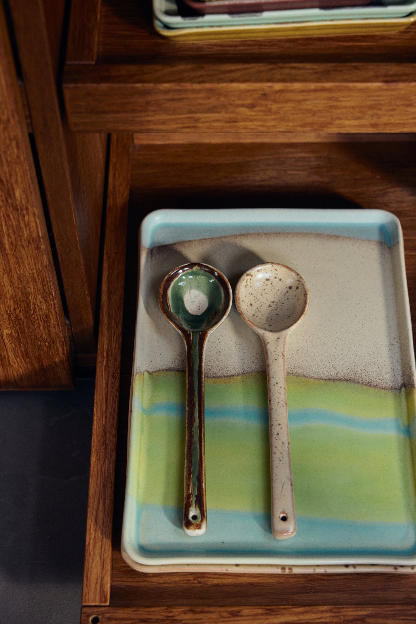Large Tray 70s Ceramics Glint