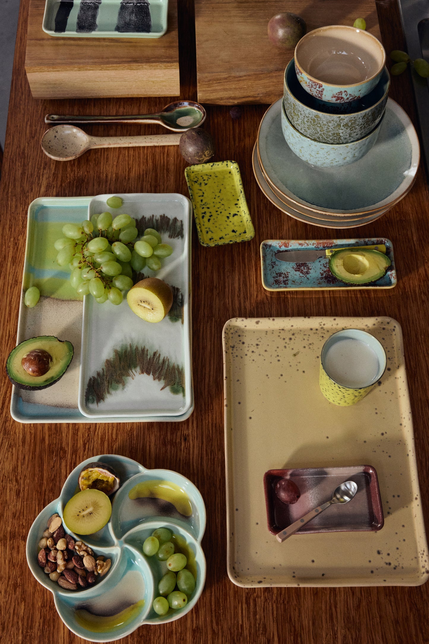 Large Tray 70s Ceramics Grit