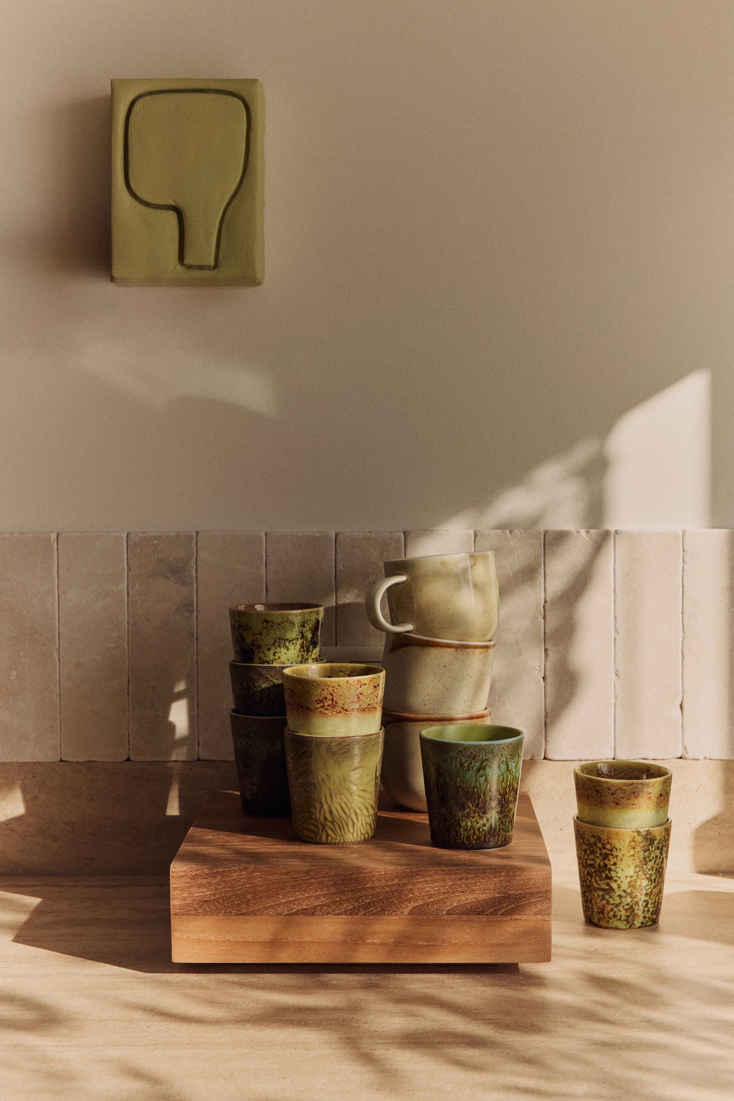 Coffee Mugs 70s Ceramics Van Gogh Sunflowers 2er Set