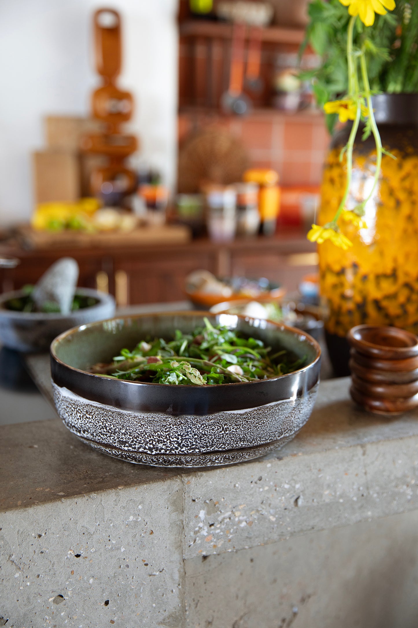 Salat Bowl 70s Ceramics Rock On