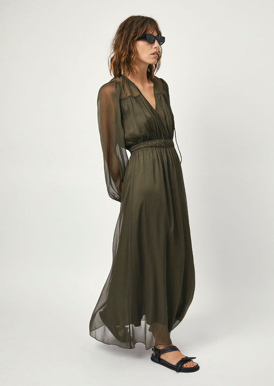 Boho Dress D6Ablosute Utility Green