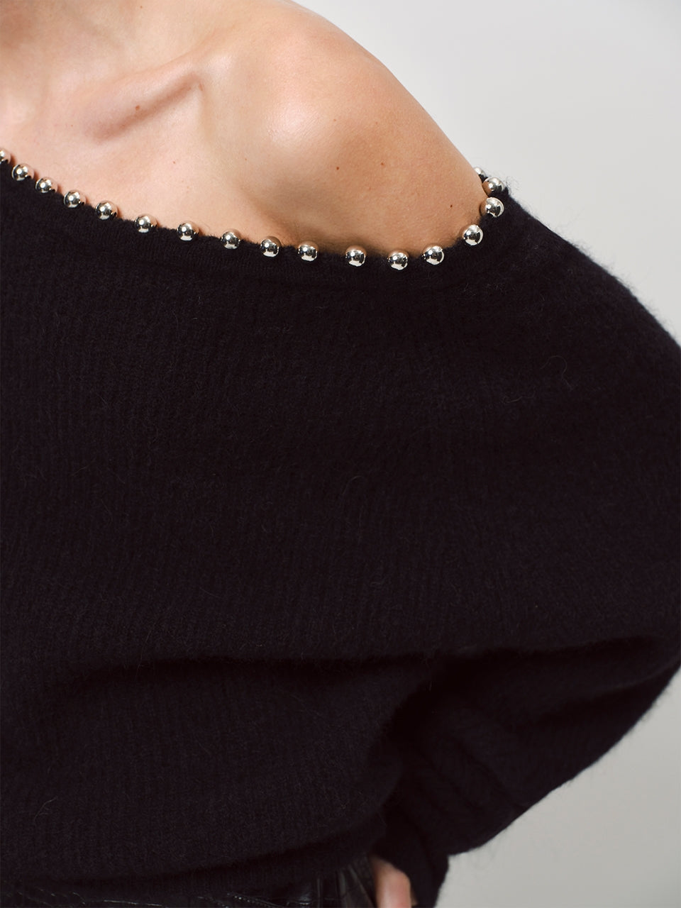 Stricksweater D6Tazzo  Embellished Raven