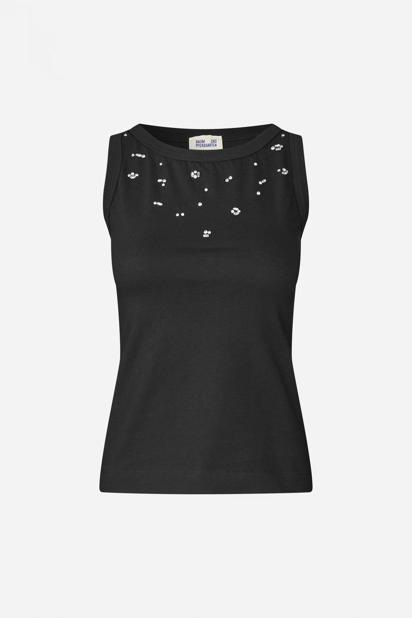 Top mit Strasssteinen