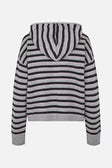 Cardigan BPCalley Grey Black Stripes