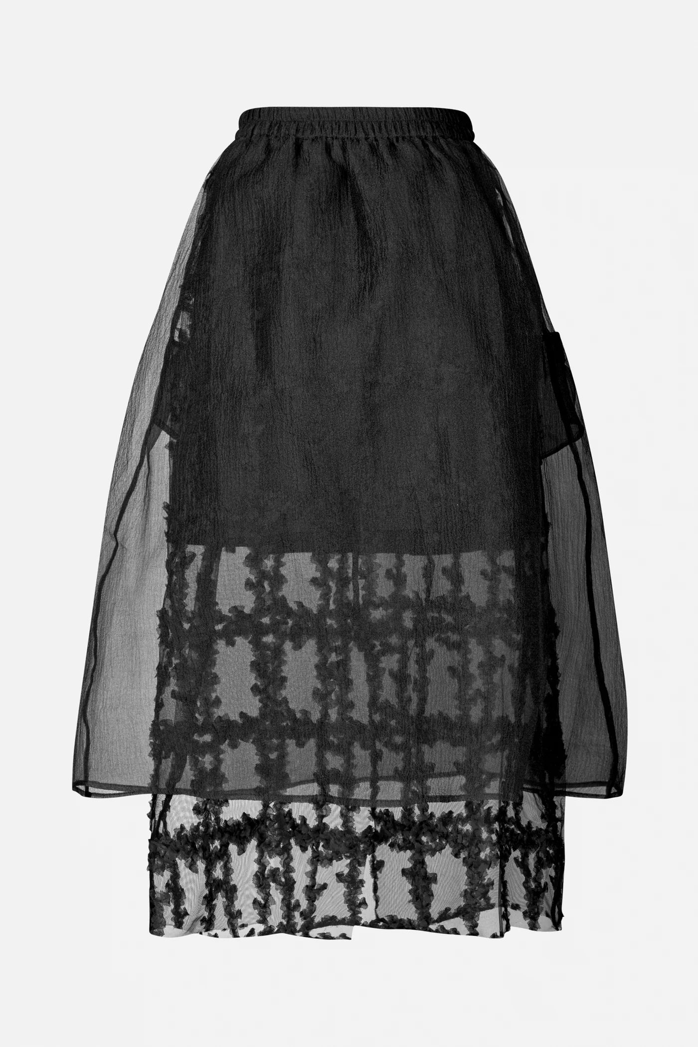 Transparenter Rock Black