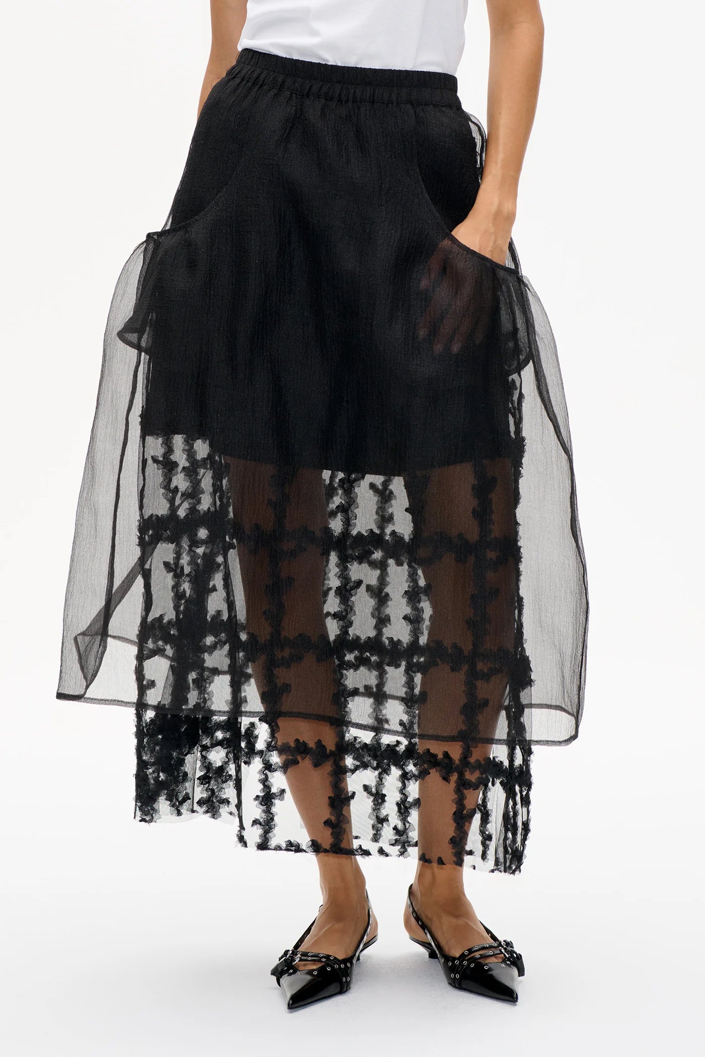 Transparenter Rock Black