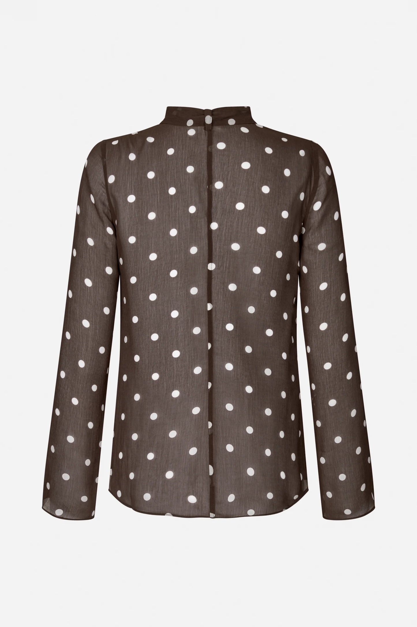 Blouse Coffee Bean Dots