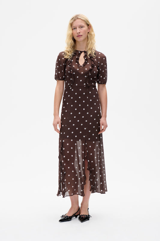 Dress Coffee Bean Dots