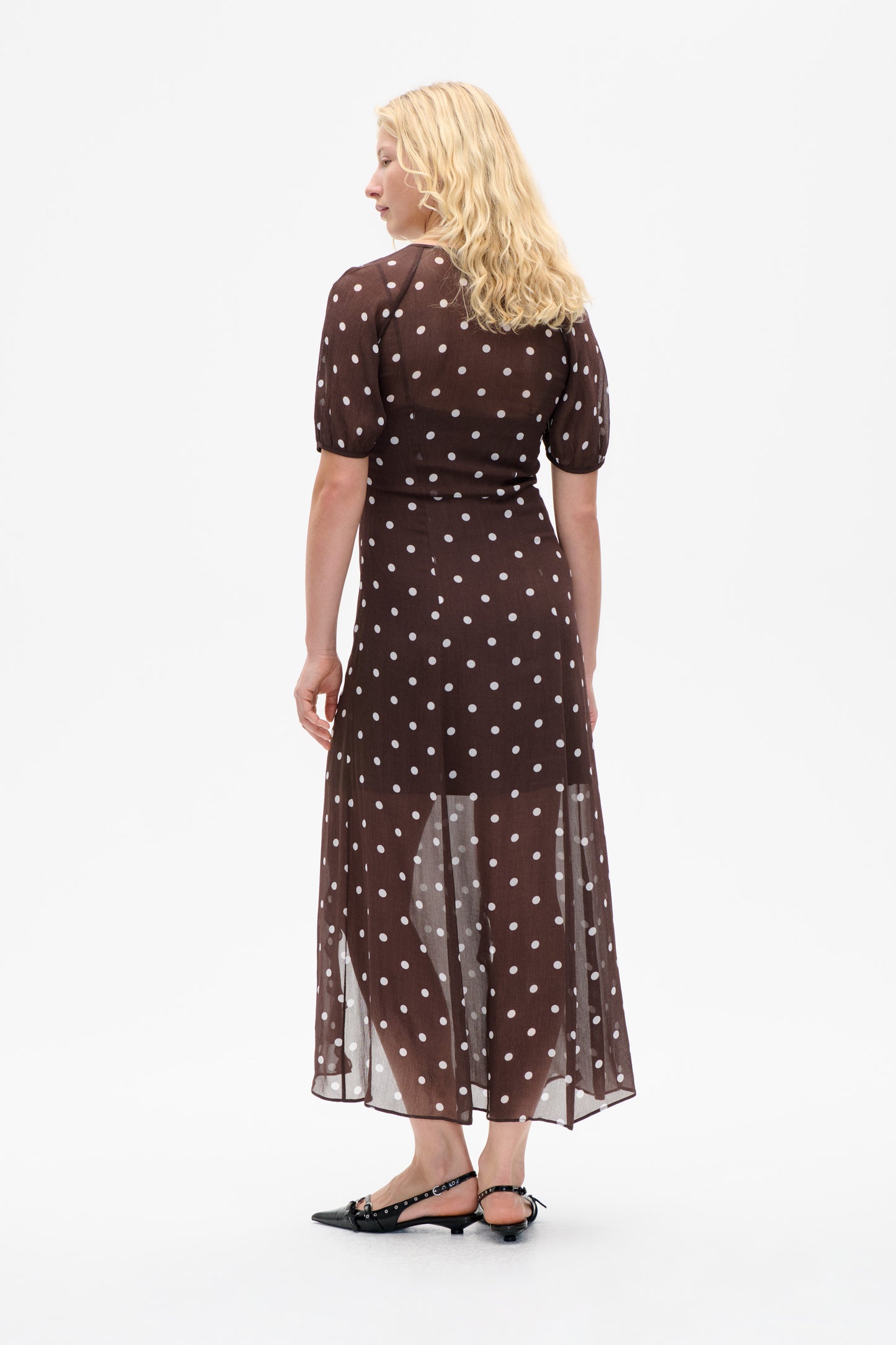 Dress Coffee Bean Dots