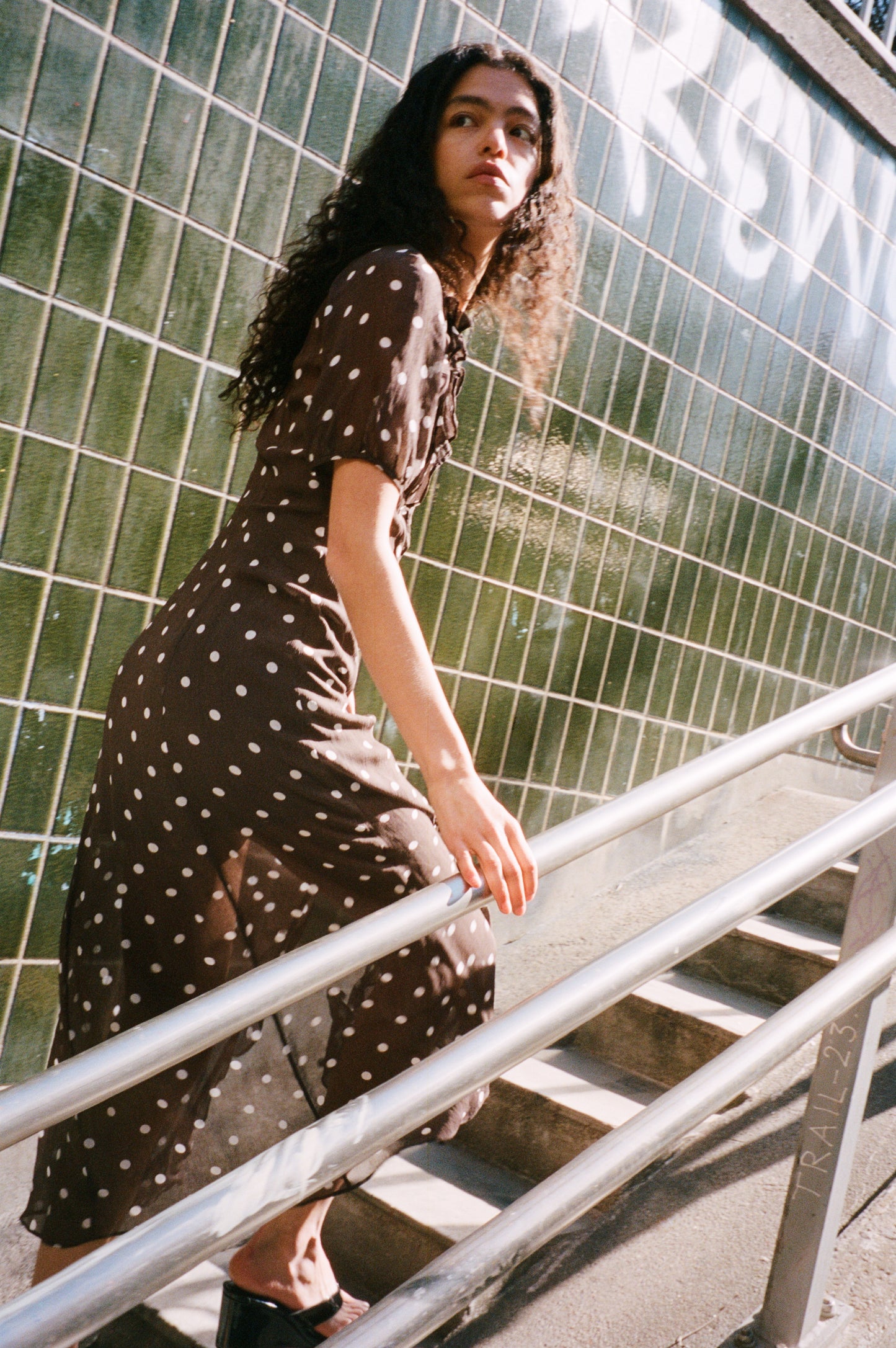 Dress Coffee Bean Dots
