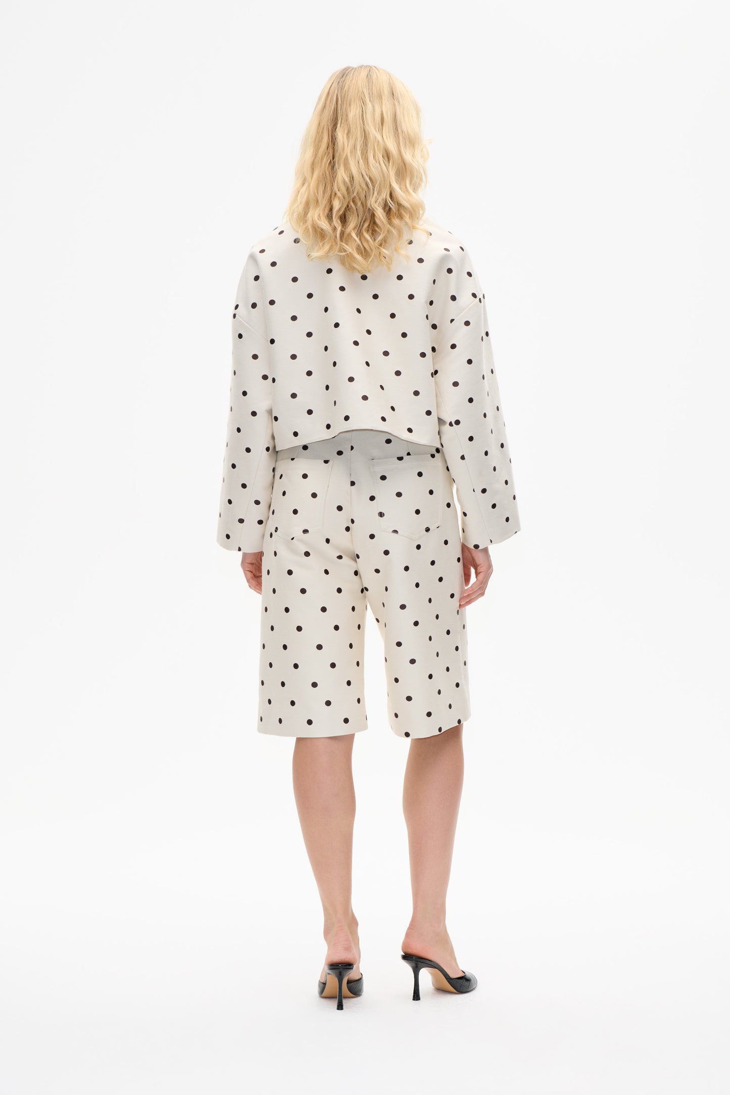 Cropped Jacket Polkadots