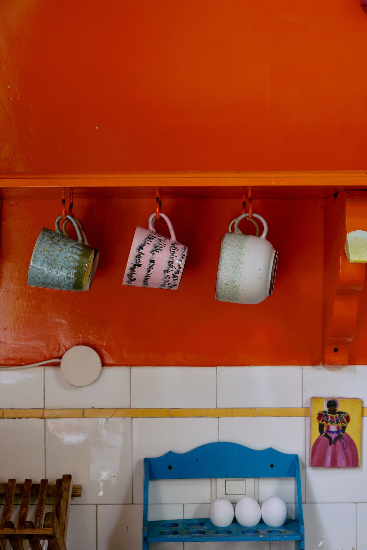 Cappuccino Mugs 70s Ceramics Dada 4er Set