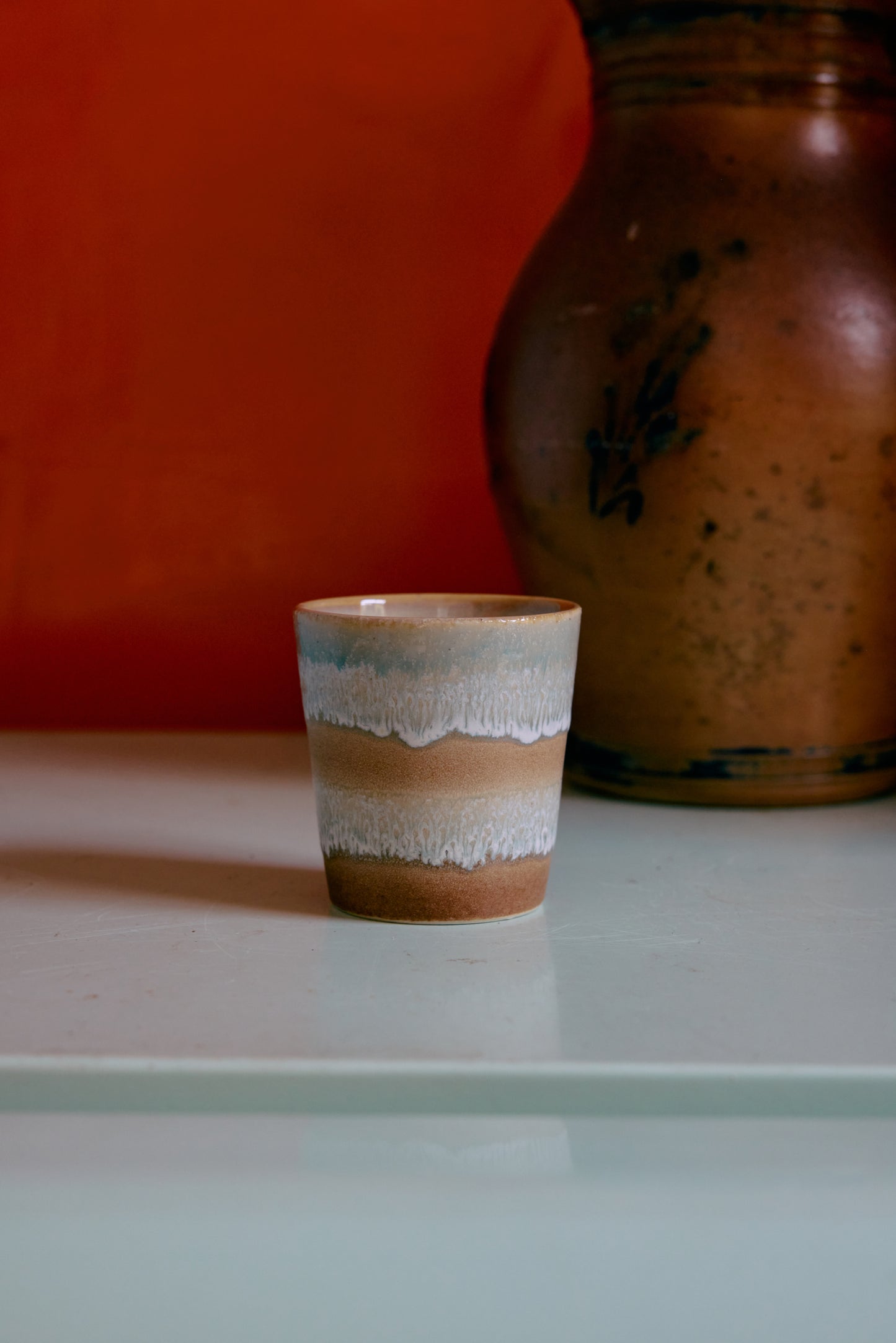 Coffee Mugs 70s Ceramics Pop Art 4er Set