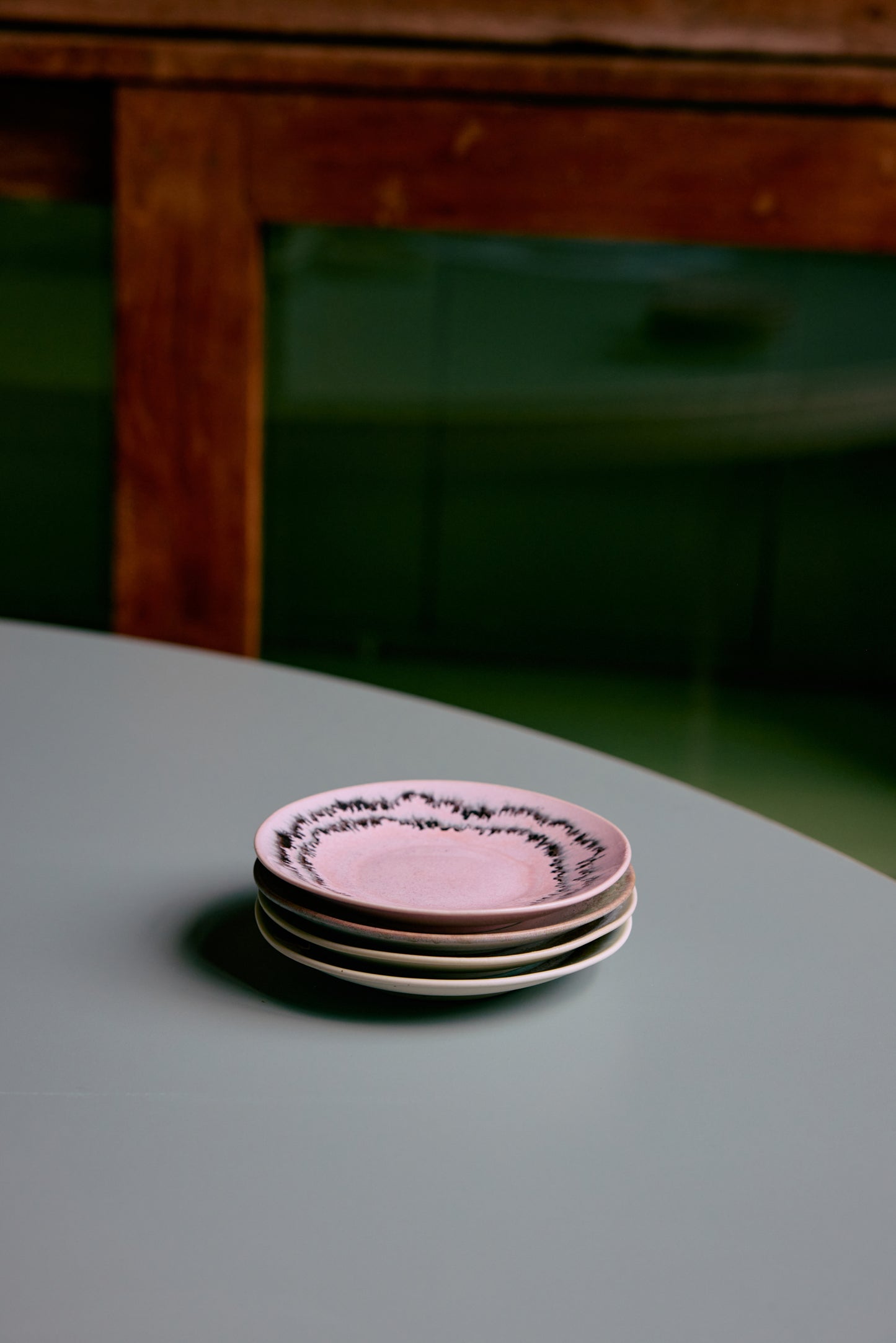 Saucers Untertassen 70s Ceramics Doodle 4er Set