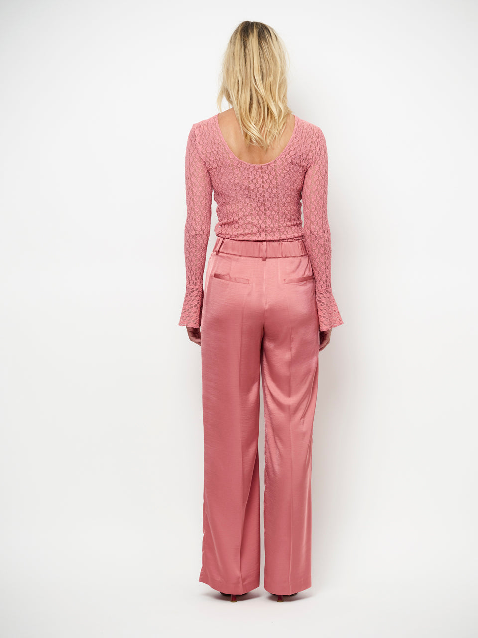 Satin Hose JulesD6 Coral Blush