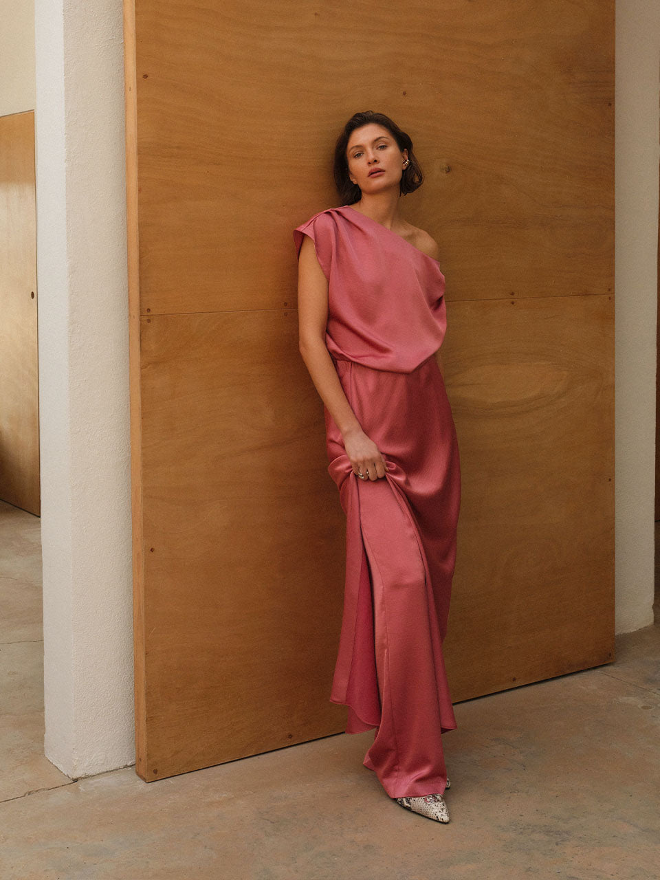Off Shoulder Dress EpicD6 Coral Blush