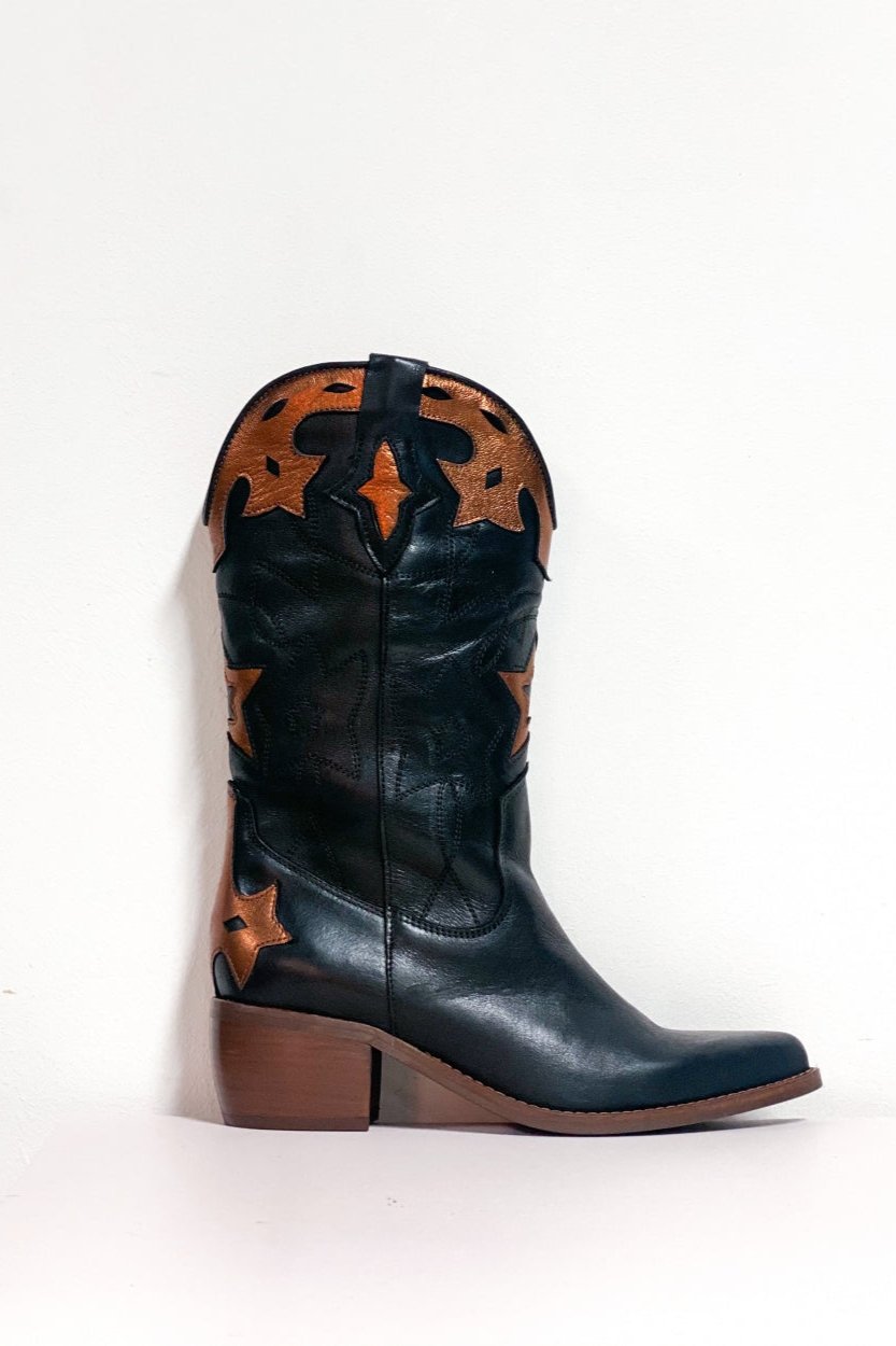 Westernboots DWRSShelby Black Bronce