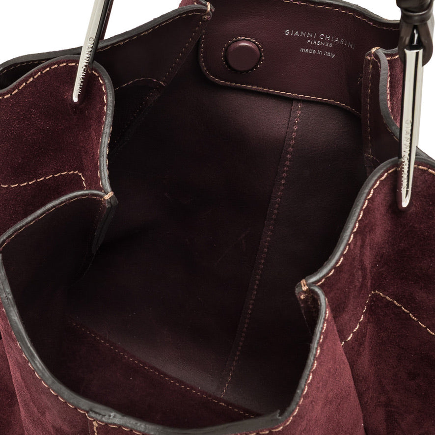 Handtasche Gianni Chiarini Era Maxi Suede Amarone